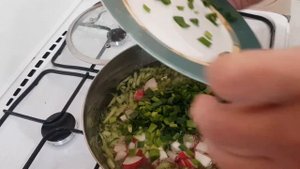 Беларуский холодник из щавеля