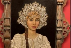 РУССКАЯ КРАСАВИЦА картины ИЛЬИ ГЛАЗУНОВА