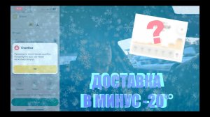 Морозные заказы в доставке в -20°/Сколько зарабатывают Яндекс курьеры