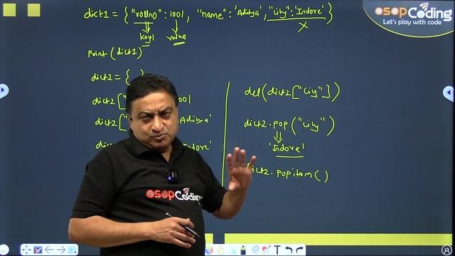 #Lecture 57 - Python Dictionary data type | Key/Value Mapping | Dictionary Functions | Python