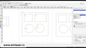 ✅ Установка точки входа/выхода лазера снаружи и внутри объекта на лазерных станках с RuiDa в RDWork