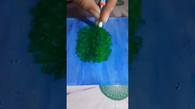 Cute Tree Painting    Mehar Drawing art