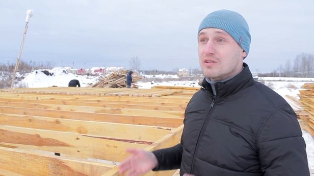 Одноэтажный каркасный дом ?. Обвязка свайно-винтового фундамента
