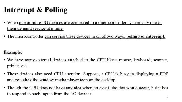 PA 3.1 Interrupts | Interrupt vs Polling | Interrupt Vector Table | Execution Steps
