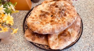 Грузинский домашний хлеб Шотис Пури (Лаваш) в духовке