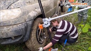 Сток Паджеро Спорт 3 и Патриот на бездорожье внедорожники Дэф УАЗ Нива 4х4 покатушка Трофи-лайф 202