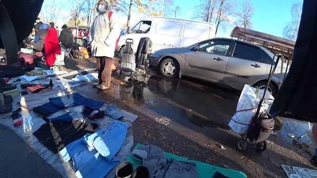 Удельный рынок. Барахолка в Питере, Блошиный рынок! 24.10.2021