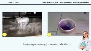 Межмолекулярное взаимодействие. 11 класс.