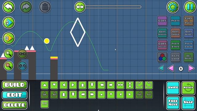 КАК СДЕЛАТЬ СТИЛЬ МАТЕРИАЛ В GEOMETRY DASH? ТУТОРИАЛ смотреть онлайн