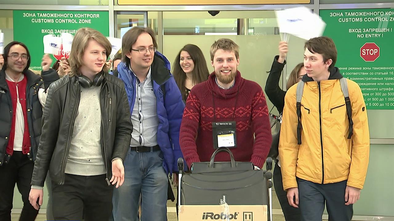 В Москву вернулись триумфаторы Международной студенческой олимпиады по спортивному программированию