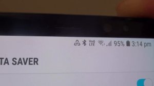 Samsung Galaxy Note 8: Meaning of Triangle With Double Arrow Up / Down Icon