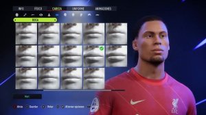 VIRGIL VAN DIJK FIFA 22 FACE PRO CLUBS CLUBES PRO LIVERPOOL