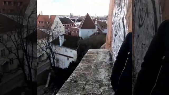 Незнакомый Таллинн. Дикая смотровая площадка на вышгороде.
