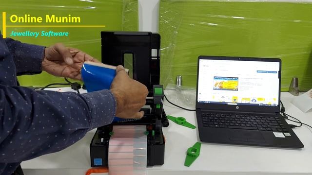 TSC TTP 244 BARCODE PRINTER Installation- Online Munim Jewellery Billing Software