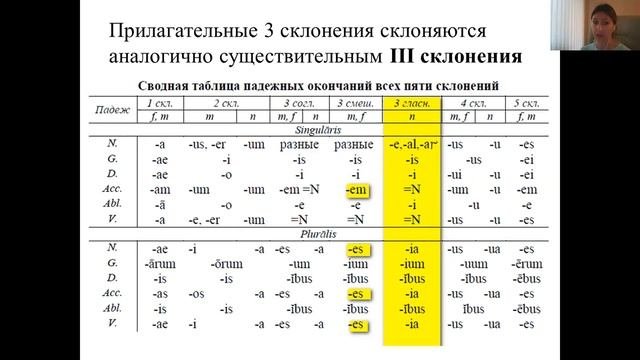 ПРИЛАГАТЕЛЬНЫЕ III СКЛОНЕНИЯ