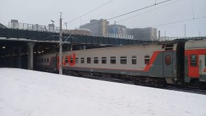 Отправление скорого поезда №098Я Санкт-Петербург - Сыктывкар с Ладожского вокзала #поезда #спб #ржд
