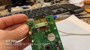 СВЧ датчик движения на 24 GHz