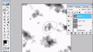 Adobe Photoshop: Cloud Brush and Color Rules for Making Brushes