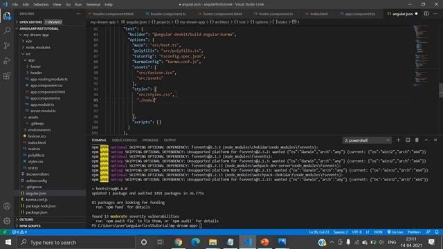 How to install bootstrap in angular(part 14) смотреть онлайн