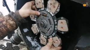 #2. Убрали продольный люфт маховика на мтз 82, начинаем сборку .Сцепление Luk (люк) .