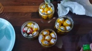 Перчики фаршированные сыром / Pepperoncini cheese stuffed
