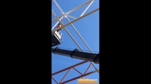 Покраска металлического каркаса для ангара. Покраска металлоконструкций в Москве и области.