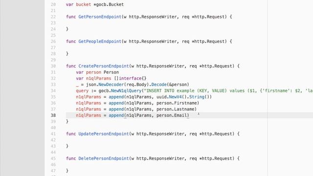 Using Couchbase Server in a Golang Web Application