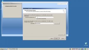 Configuring Microsoft Outlook 2007 To Access An Exchange Server - Windows XP