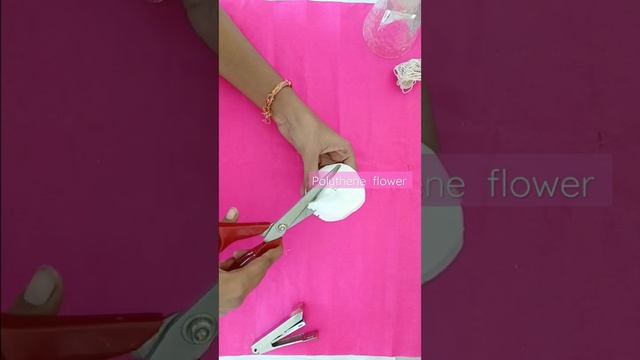 waste polythene flower, wadty material reuse diy #diy #craft смотреть онлайн