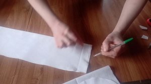 Медицинский колпак, шапочка для поваров. Своими руками