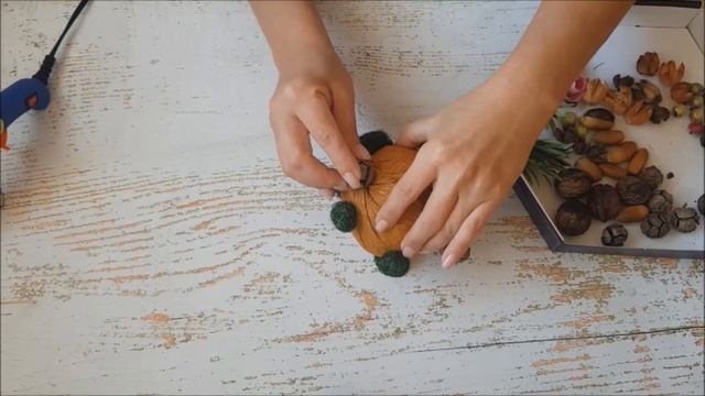 Осенняя композиция \\ Осенний топиарий DIY Mellas смотреть онлайн