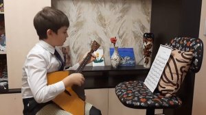 Любаков Максим. Этюд №1 "Пять этюдов для балалайки"