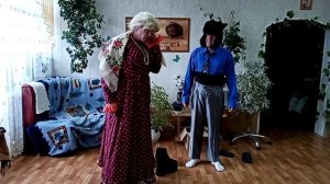 Бабушка и внук (сценка)