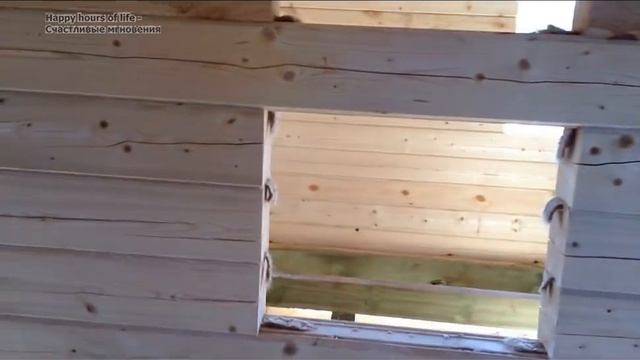 Дом из бруса - до и после полной внутренней отделки. Сравнение. смотреть онлайн