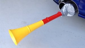 Vuvuzela making sound