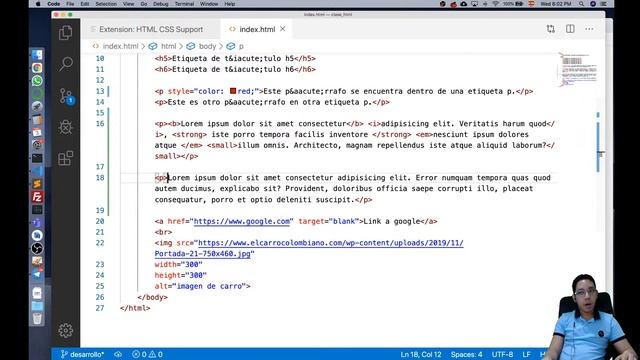 1. Primeros pasos con HTML смотреть онлайн