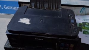 How to fix Canon G2010 G3010 ink problem| Blank print, Red light Blink, Photo printing Problem