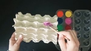 DIY | ВАЗА ИЗ ЯИЧНЫХ ЛОТКОВ