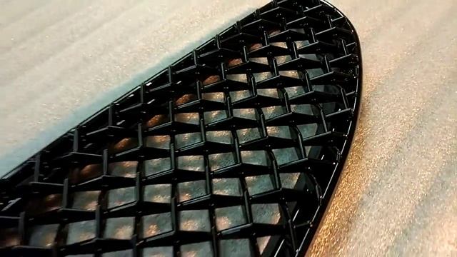 Решётка радиатора Hyundai Accent ТагАЗ плетенка черный глянец смотреть онлайн