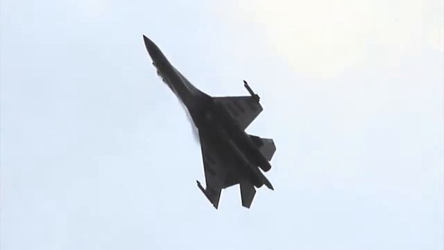 Высший пилотаж Су 35C  Su 35S  Flanker Eالمقاتلة الروسية