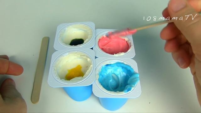 Куклы Пупсики Готовим Радужное #Мороженое из Йогурта Видео Для детей 108MamaTV