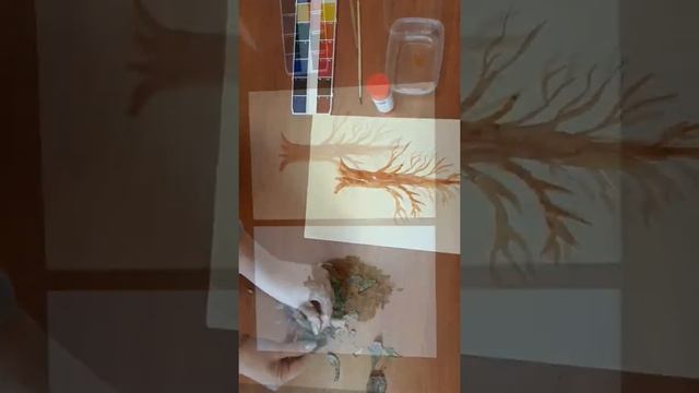 Аппликация "Осеннее настроение" смотреть онлайн