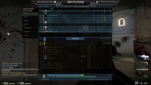 Jugando Casual | CounterStrike:Globbal Ofensive смотреть онлайн