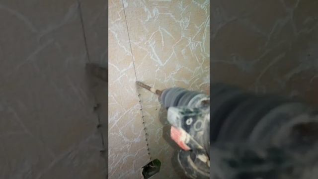 Сделал штробу без штробореза. Дельный совет #электрика
