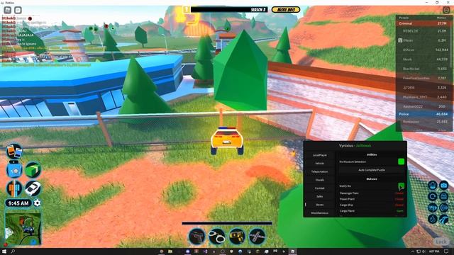 [OP] ROBLOX | Jailbreak Script GUI Hack | Autorob | Arrest All | *2021 PASTEBIN* смотреть онлайн