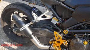 Honda CB300R Black Full Exhaust System Sound Clip Review