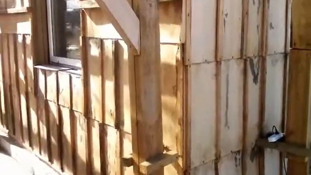 Утепление стен пенобетоном D200. смотреть онлайн