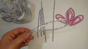 Шикарная диадема за 15 минут из глитерного фоамирана/DIY Diadem in 15 Minutes from Glitter Phoamira
