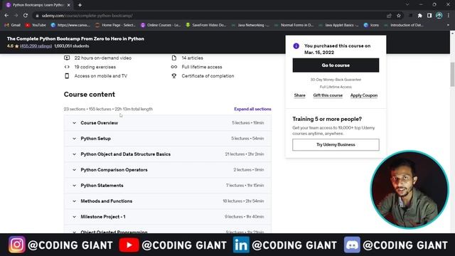 How I Learned Python in 30 Days | How To Learn Python in 2023 | Coding Giant