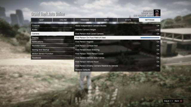 HOW TO GO INTO FIRST PERSON MODE GTA 5 PS4!! смотреть онлайн
